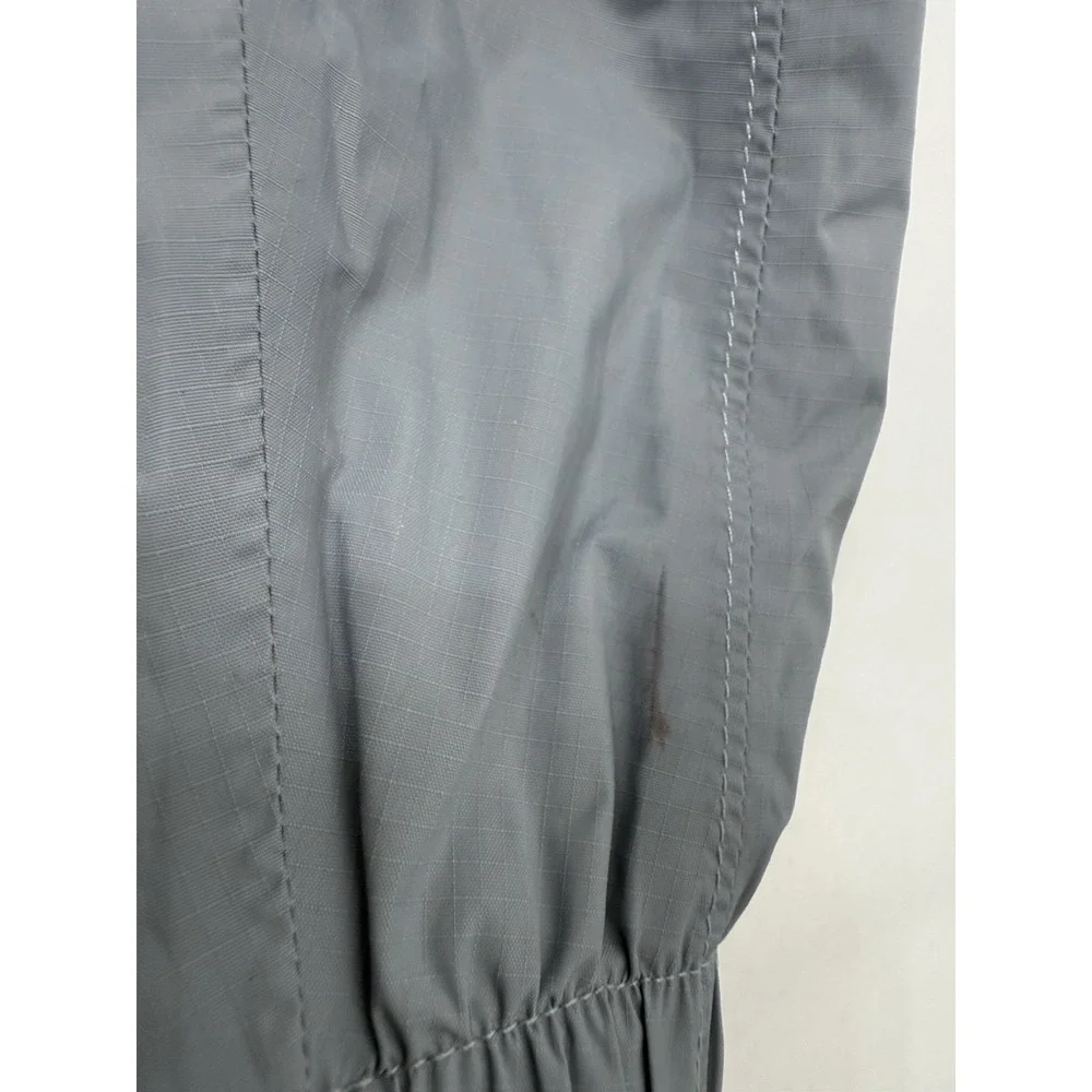 The North Face HyVent Windbreaker‎ Rain Jacket Woman's S Hooded Shell Gray/Pink